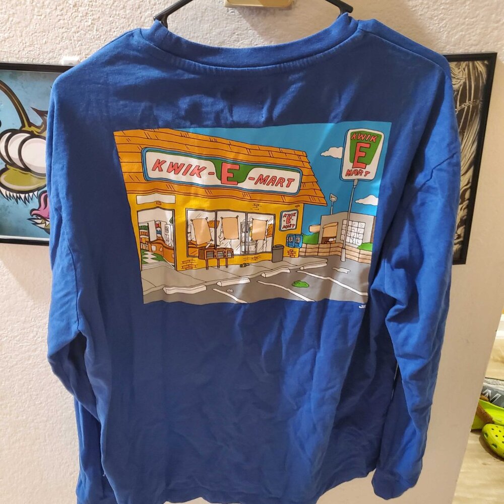 Simpsons Kwik E Mart Long Sleeve T Shirt View 3